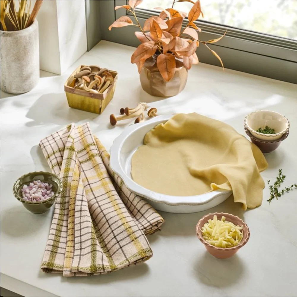 Carved Edge Pie Plate Sour Cream - Hearth & Hand™ with Magnolia